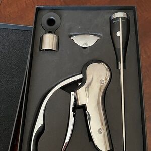 Brookstone Wine Connoisseur 4 Piece Gift Set